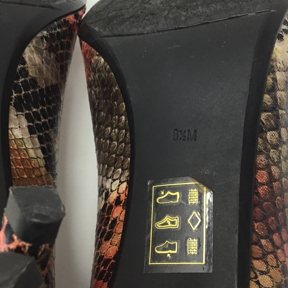 J.Reneé Nari Birch Multi Snakeskin Print Heels. - Picture 10 of 16